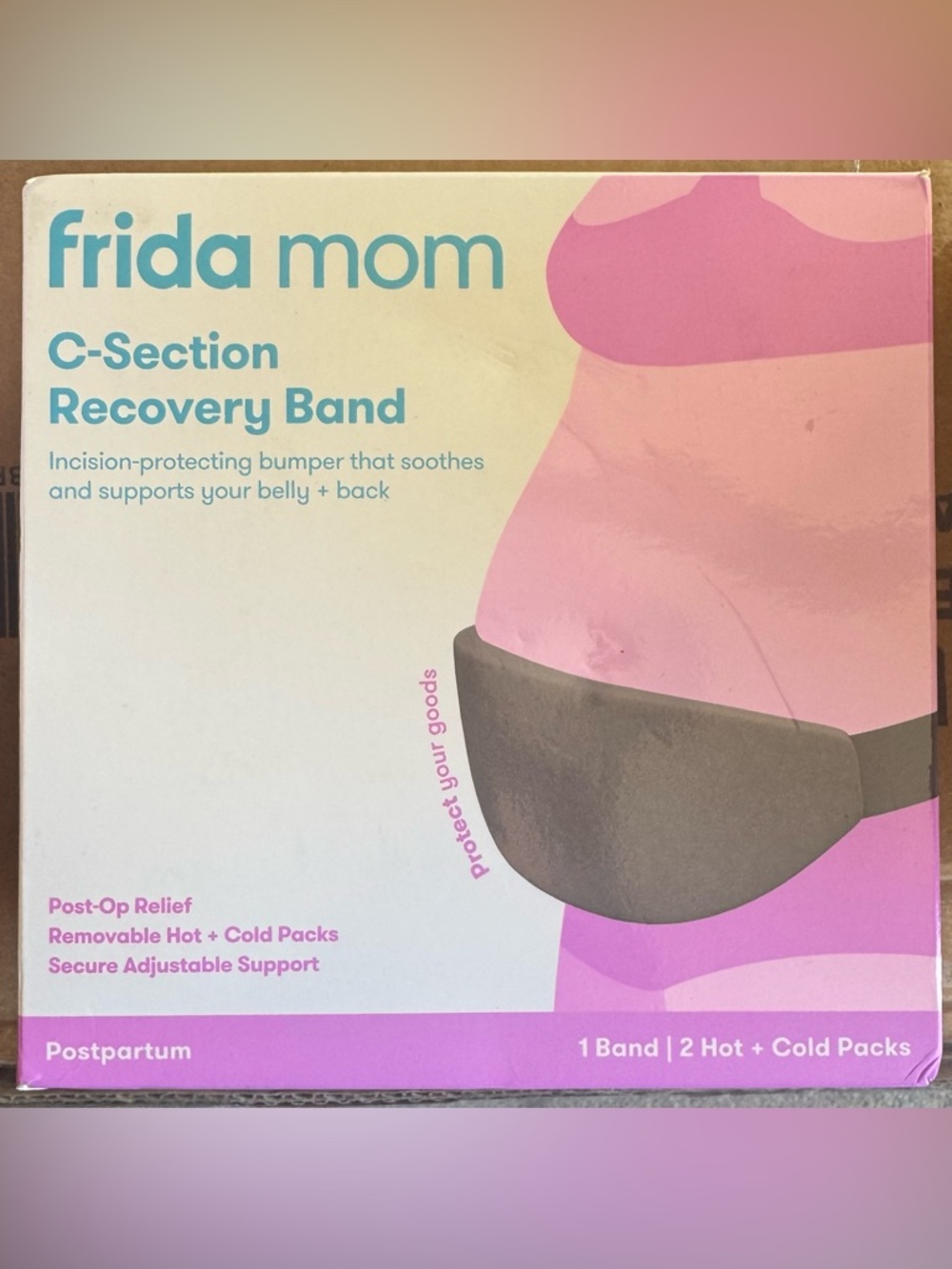 frida mom C-Section Recovery Band in Gray